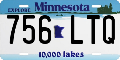 MN license plate 756LTQ