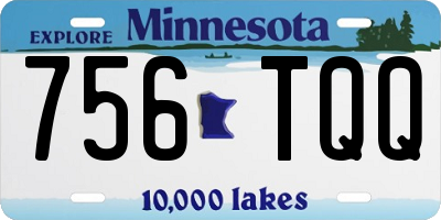 MN license plate 756TQQ