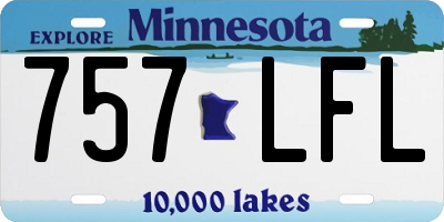 MN license plate 757LFL