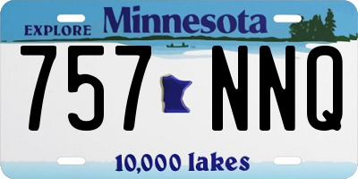 MN license plate 757NNQ