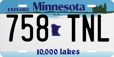 MN license plate 758TNL