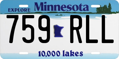 MN license plate 759RLL