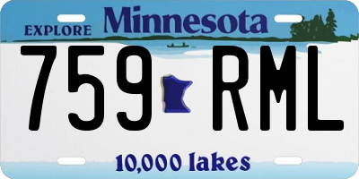 MN license plate 759RML