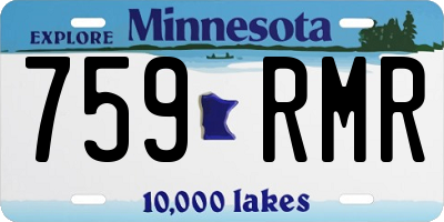 MN license plate 759RMR