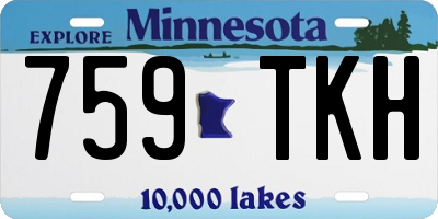 MN license plate 759TKH