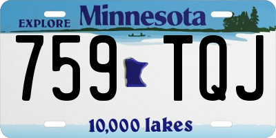 MN license plate 759TQJ