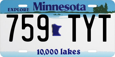 MN license plate 759TYT