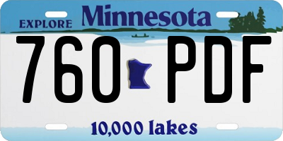 MN license plate 760PDF