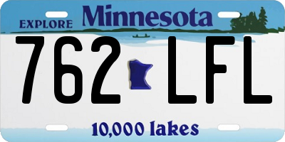 MN license plate 762LFL