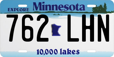MN license plate 762LHN