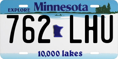 MN license plate 762LHU