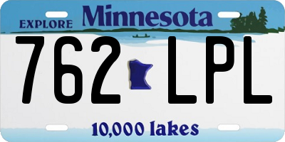 MN license plate 762LPL