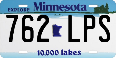 MN license plate 762LPS