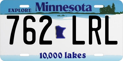 MN license plate 762LRL