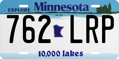 MN license plate 762LRP