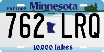 MN license plate 762LRQ