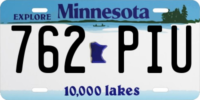 MN license plate 762PIU