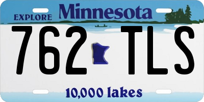 MN license plate 762TLS