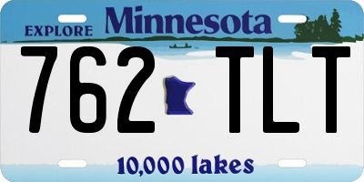 MN license plate 762TLT