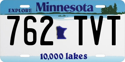 MN license plate 762TVT
