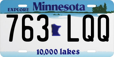 MN license plate 763LQQ