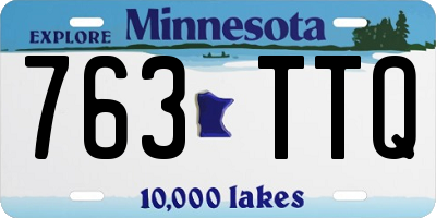 MN license plate 763TTQ