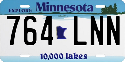 MN license plate 764LNN