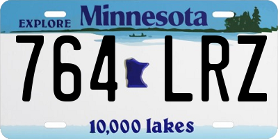 MN license plate 764LRZ