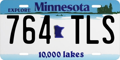 MN license plate 764TLS