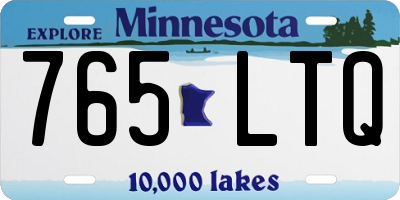 MN license plate 765LTQ