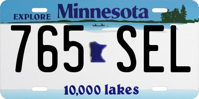 MN license plate 765SEL