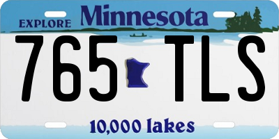 MN license plate 765TLS