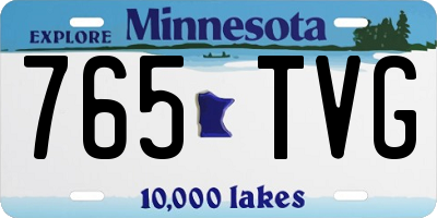 MN license plate 765TVG