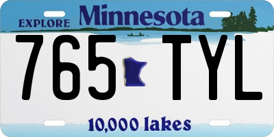 MN license plate 765TYL