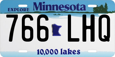 MN license plate 766LHQ
