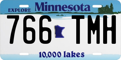 MN license plate 766TMH
