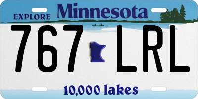 MN license plate 767LRL
