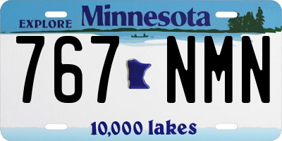 MN license plate 767NMN