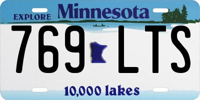 MN license plate 769LTS