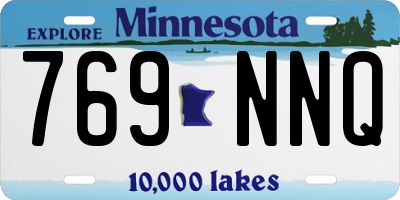 MN license plate 769NNQ