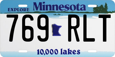 MN license plate 769RLT