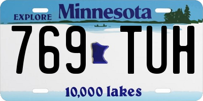 MN license plate 769TUH