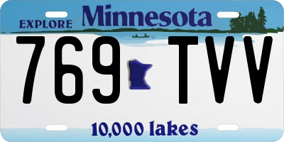 MN license plate 769TVV