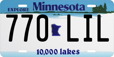 MN license plate 770LIL