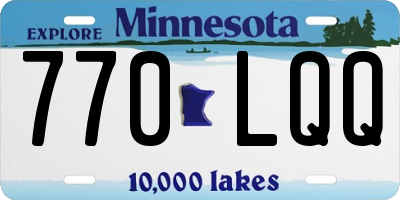 MN license plate 770LQQ