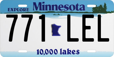 MN license plate 771LEL