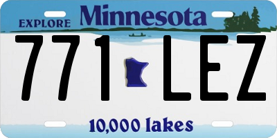 MN license plate 771LEZ