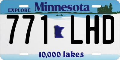 MN license plate 771LHD