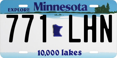 MN license plate 771LHN