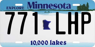 MN license plate 771LHP